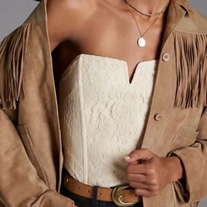 Anthropologie Lace Tube Top